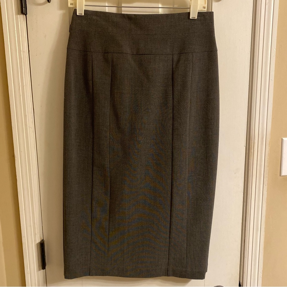 Worthington lined pencil skirt 8T black/white pattern